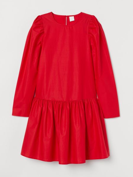 Красное платье мини H&m