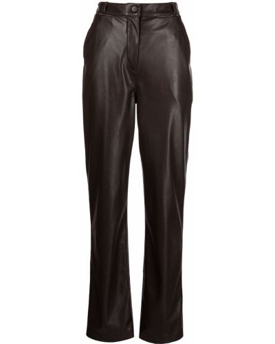 Pantalones de cintura alta Jonathan Simkhai marrón