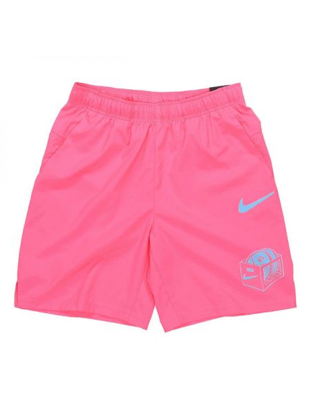 Плетеные шорты Nike розовые