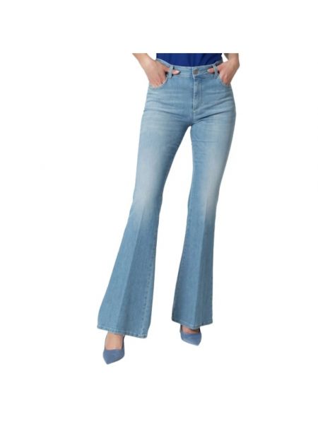 Retro bootcut jeans ausgestellt Kocca blau