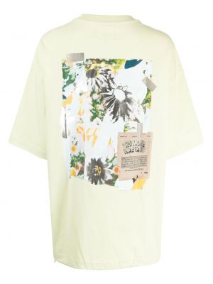 T-shirt aus baumwoll mit print Izzue grün