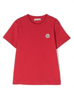 T-shirt för tjejer Moncler Enfant röd