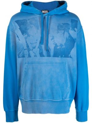 Hoodie Diesel blu