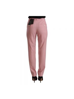 Pantalones chinos slim fit Dolce & Gabbana rosa