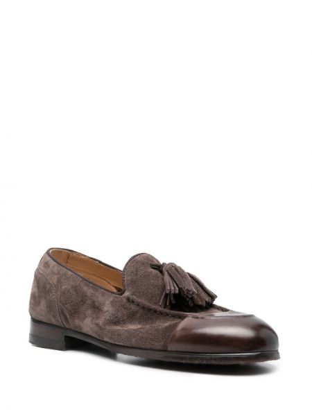 Seemisnahksed loafer-kingad Alberto Fasciani pruun