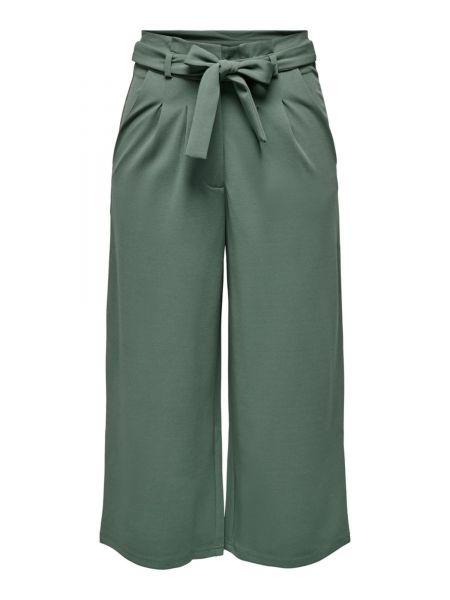 Plisované culottes nohavice Jdy zelená