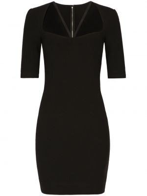 Коктейлна рокля Dolce & Gabbana черно