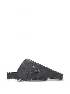 Кожаный колан Christian Dior Pre-owned черно