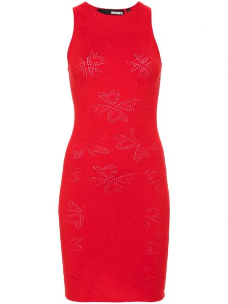 Ίσιο φόρεμα Rotate Birger Christensen κόκκινο