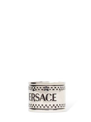 Inel Versace argintiu