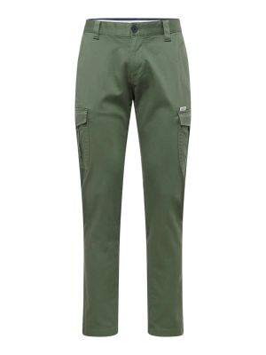 „cargo“ stiliaus kelnės Tommy Jeans žalia
