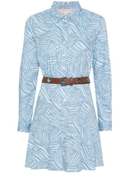 Ausgestelltes kleid mit print mit zebra-muster Michael Michael Kors