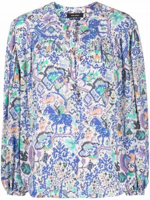 Bluza s potiskom z abstraktnimi vzorci Isabel Marant