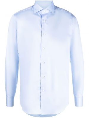 Camicia a maniche lunghe D4.0 blu