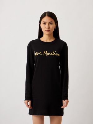 Платье Love Moschino черное