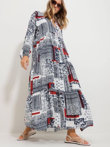 Dlouhé šaty Trend Alaçatı Stili