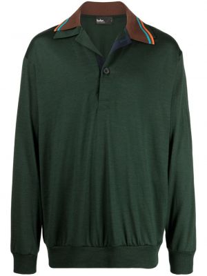 Tricou de lână asimetric Kolor verde