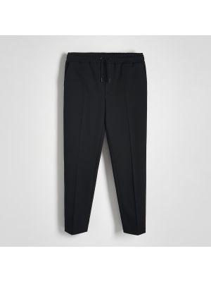 Slim fit běžecké kalhoty Reserved černé