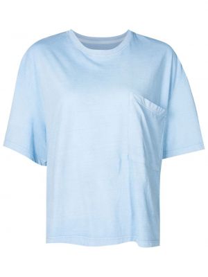 Тениска с кръгло деколте Osklen синьо