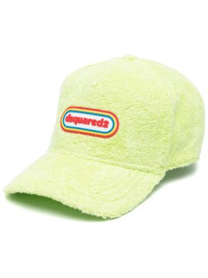 Kepurė su snapeliu Dsquared2 žalia