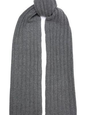 Кашемировый шарф Allude серый