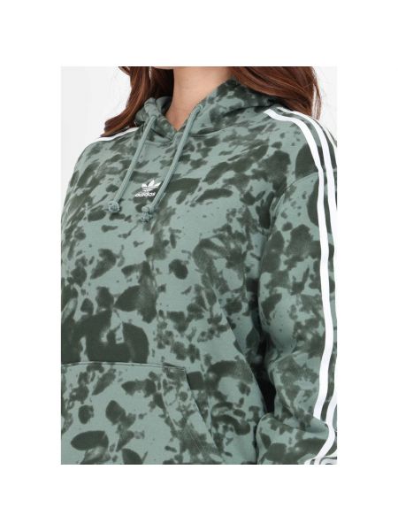 Sudadera con capucha de camuflaje Adidas Originals verde
