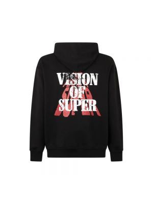 Sudadera con capucha de algodón con estampado Vision Of Super negro