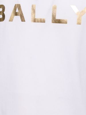 T-shirt di cotone in jersey Bally nero
