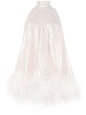 Koktel haljina sa perjem 16arlington bijela