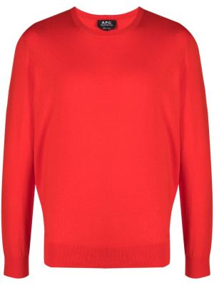 Sweatshirt A.p.c. röd