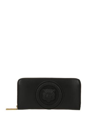 Tigrovaná peňaženka Just Cavalli čierna