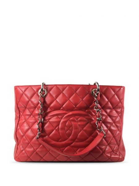 Шопинг чанта Chanel Pre-owned червено