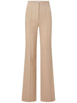 Pantalon large Veronica Beard beige