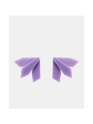 Pendientes Papiroga violeta