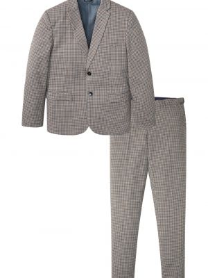 2dílný oblek: sako a kalhoty Slim Fit Bonprix