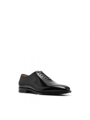 Zapatos oxford de cuero Salvatore Ferragamo negro
