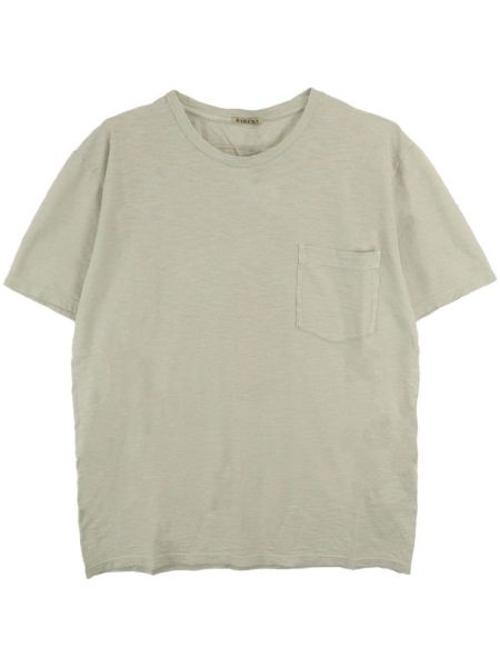 Bavlnené tričko s vreckami Barena zelená