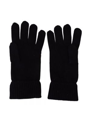 Rękawiczki wełniane Dolce And Gabbana czarne