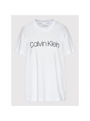 Tricou Calvin Klein Curve alb