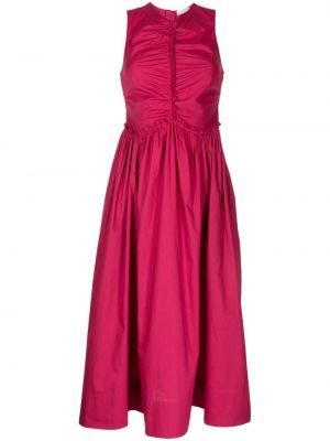 Bavlněné večerní šaty Ulla Johnson růžové