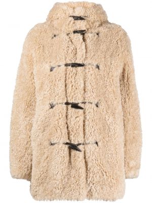 Γυναικεία παλτό με κουκούλα Marant Etoile μπεζ