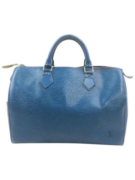 Sac en cuir Louis Vuitton Vintage bleu