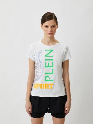 Спортивная футболка Plein Sport белая