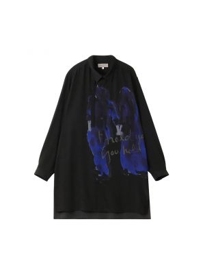 Черная блузка Yohji Yamamoto