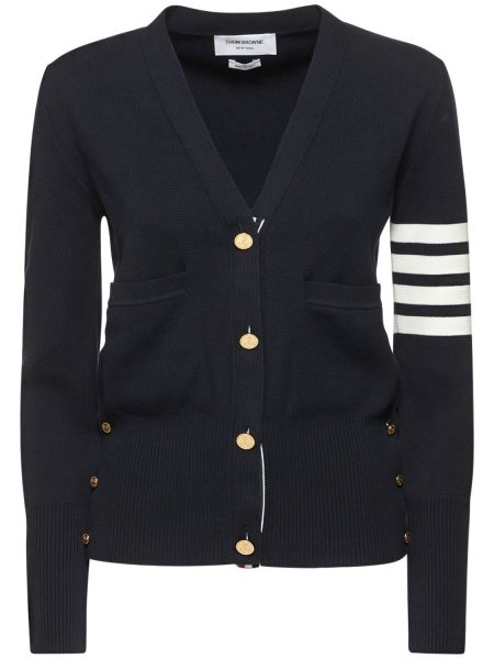 Klassisk cardigan Thom Browne blå