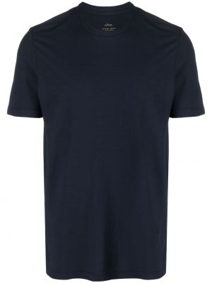 T-shirt en coton avec manches courtes Altea bleu