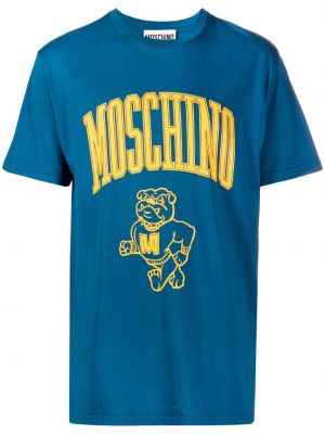 T-shirt Moschino blå