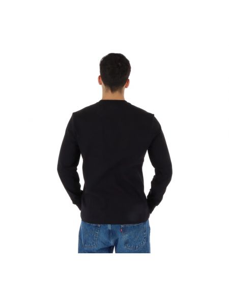 Jersey con estampado manga larga de tela jersey Blauer negro