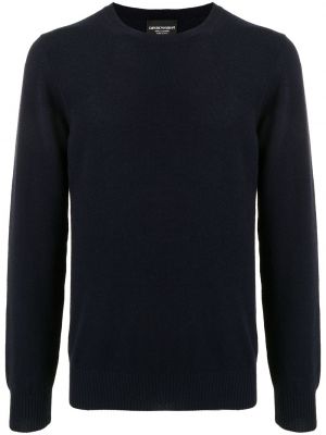 Кашмирен пуловер Emporio Armani синьо