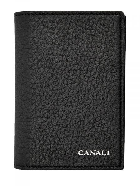 Кожаный кошелек Canali черный